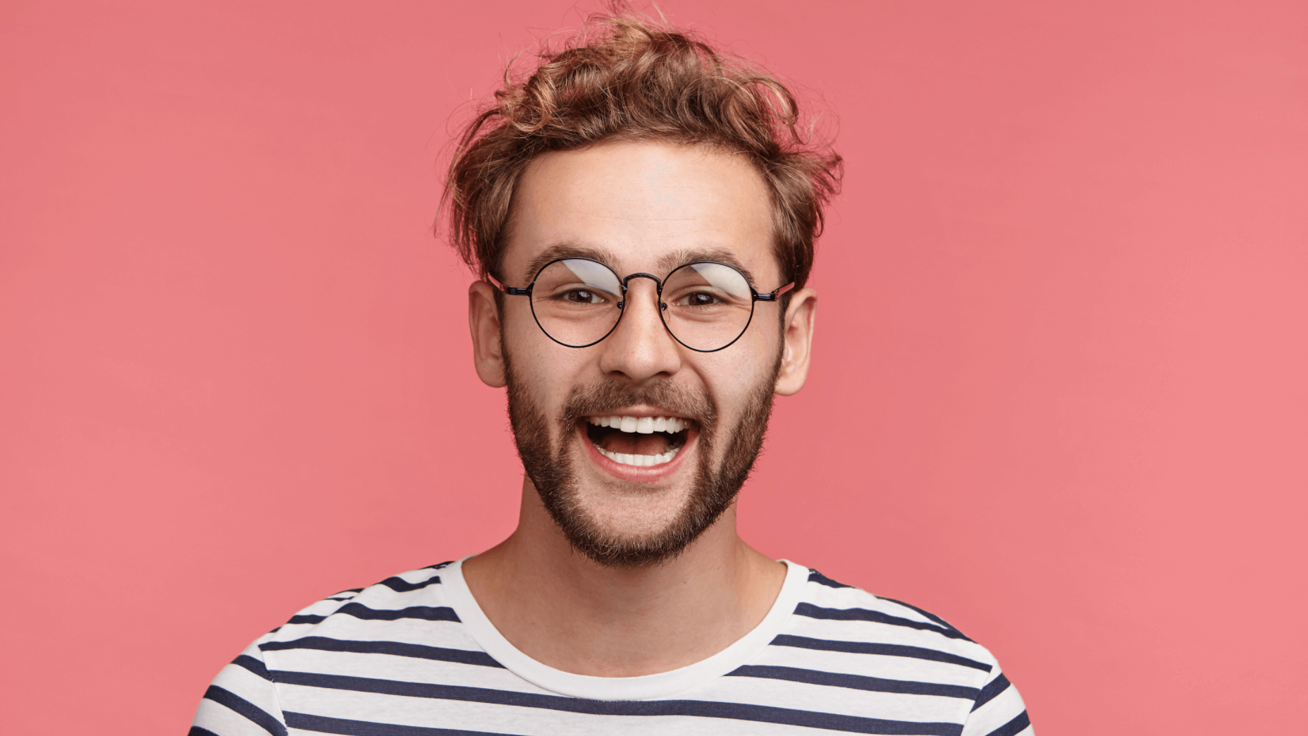 man smiling